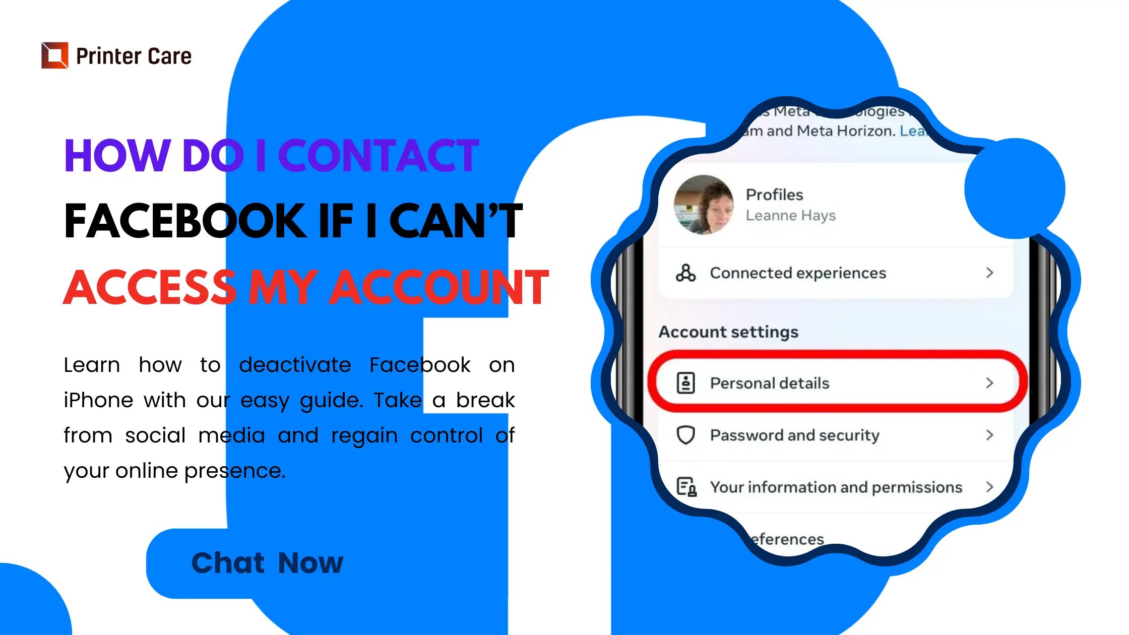 How Do I Contact Facebook If I Can’t Access My Account?