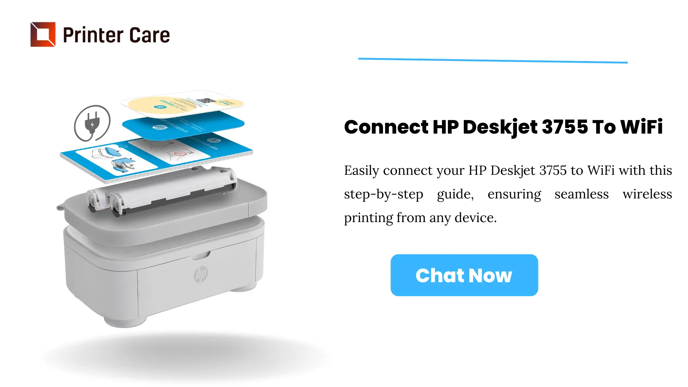 Connect HP Deskjet 3755 To WiFi