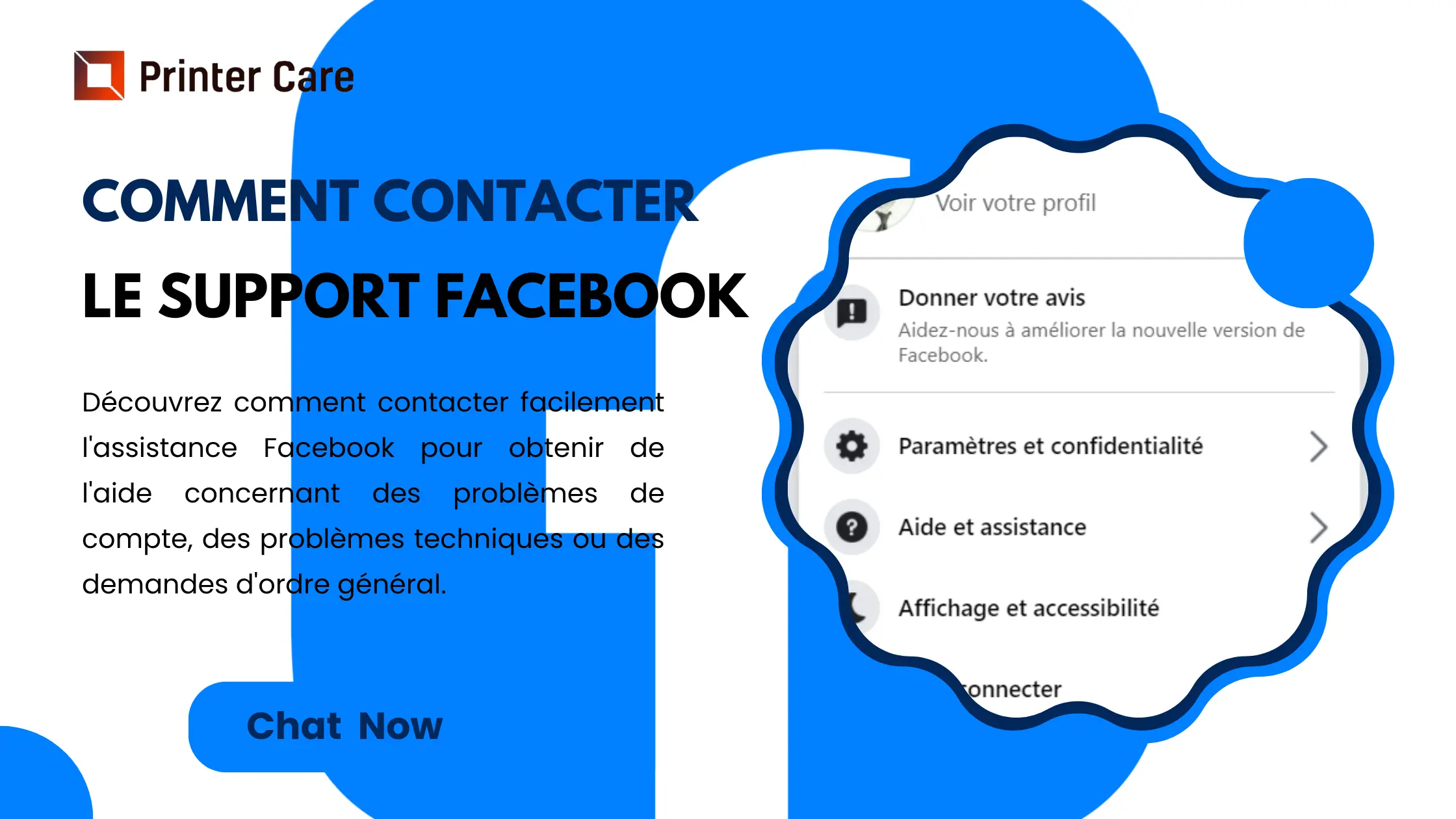 Comment contacter le support Facebook