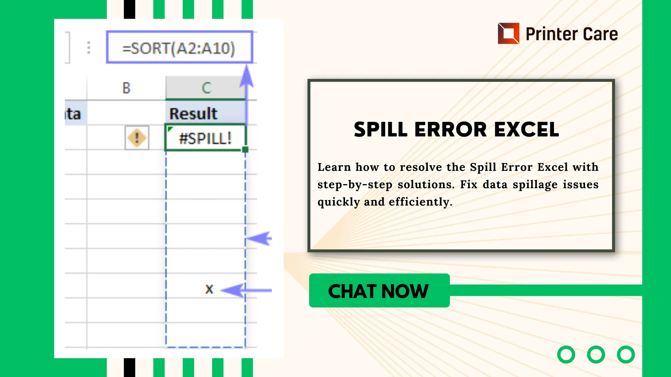 Spill Error Excel