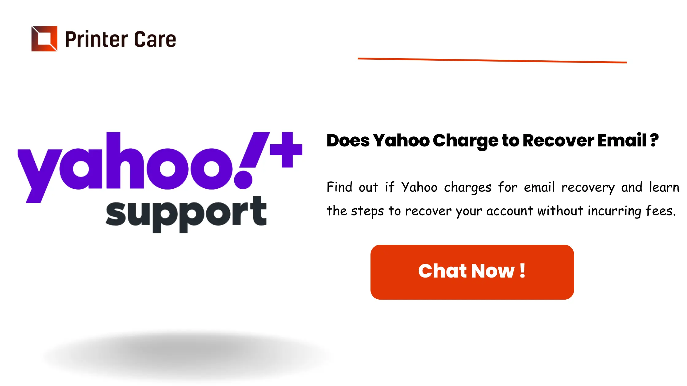 Does Yahoo Charge to Recover Email ?